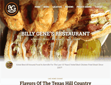 Tablet Screenshot of billygenes.com